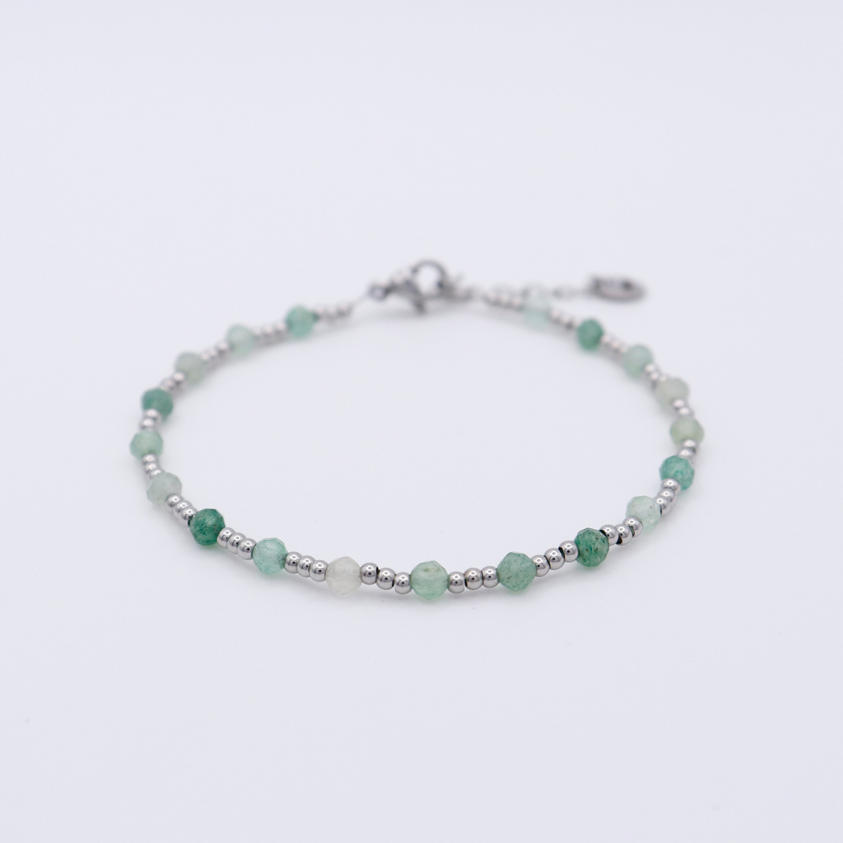 Armband Edelstahl mit Aventurin wasserfest