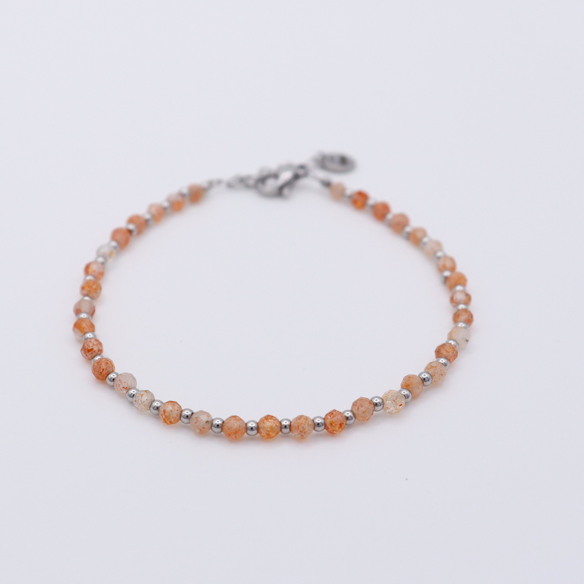 Armband. Edelsteine Wasserfest Orange