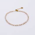Bracelet Quarz gemestone gold Plated
