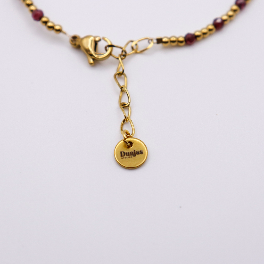 Armband Granat