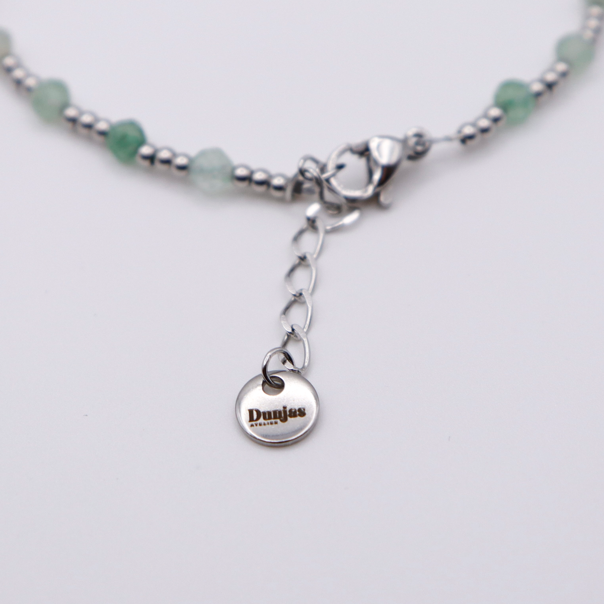 Aventurin Armband wasserfest silber