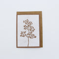 Linocut card