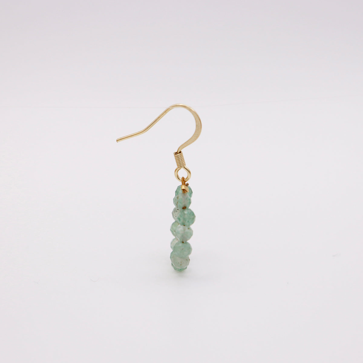 Boucles d'oreilles crochet en aventurine – faites à la main chez Dunjas Atelier, Zurich
